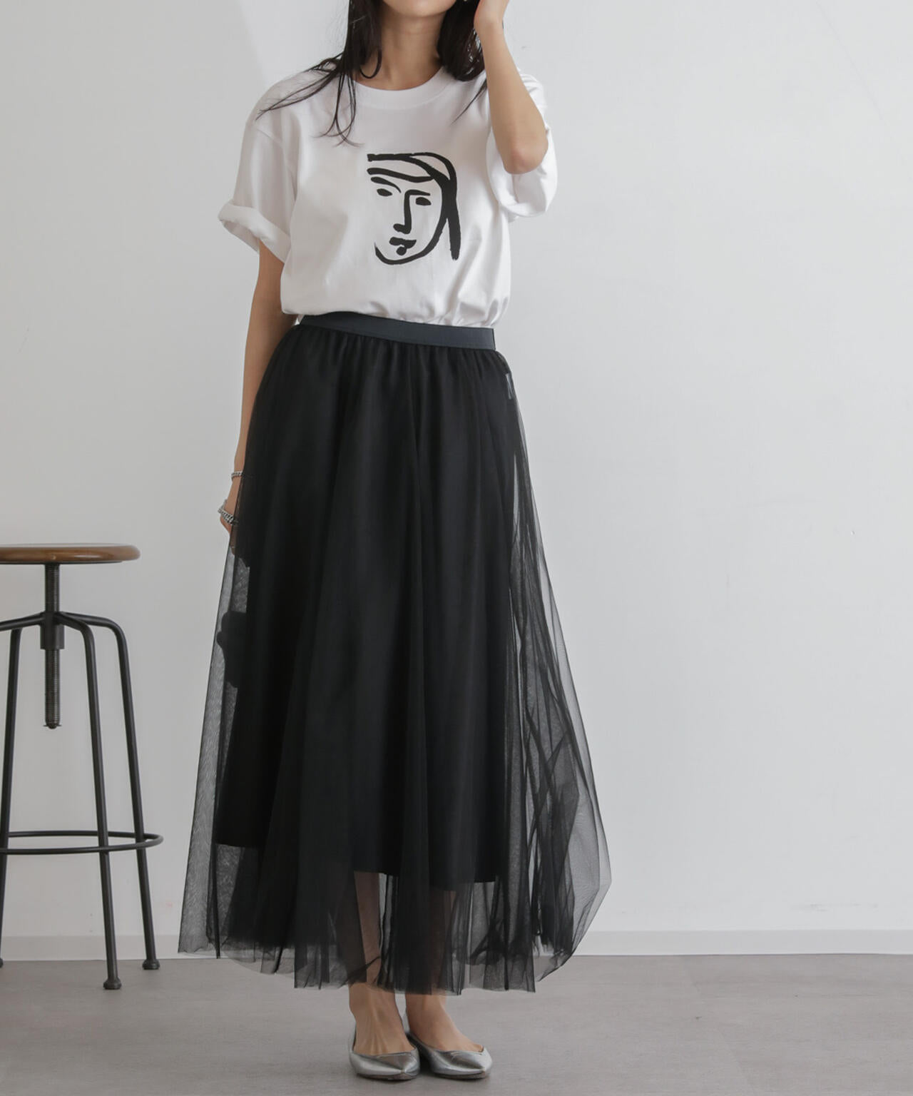 2wayレイヤードチュールスカート 6734130313