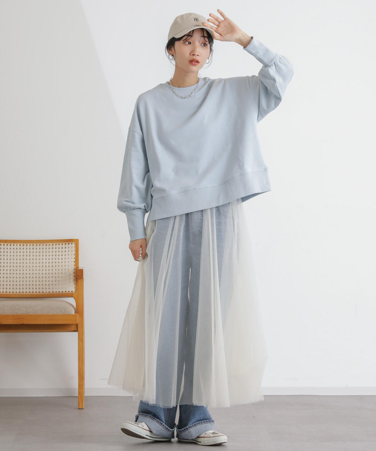 2wayレイヤードチュールスカート 6734130313