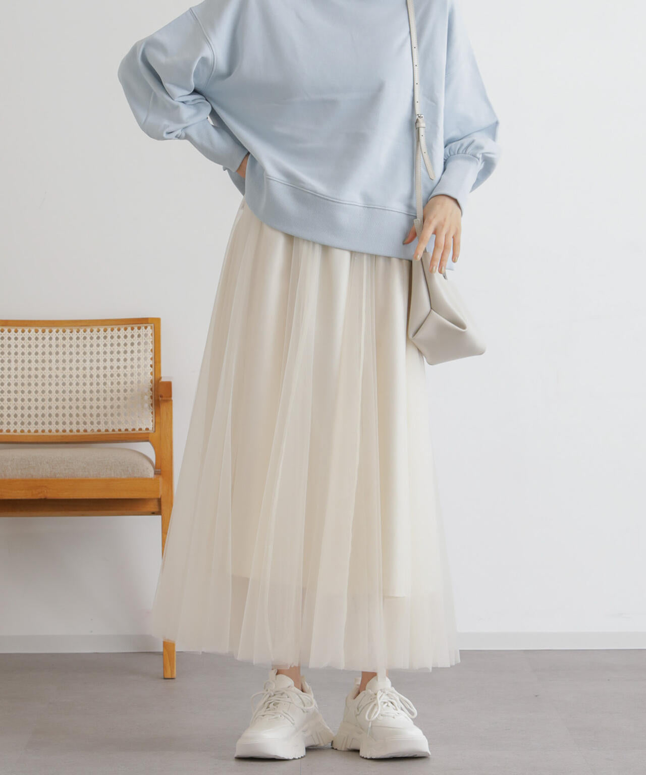 2wayレイヤードチュールスカート 6734130313