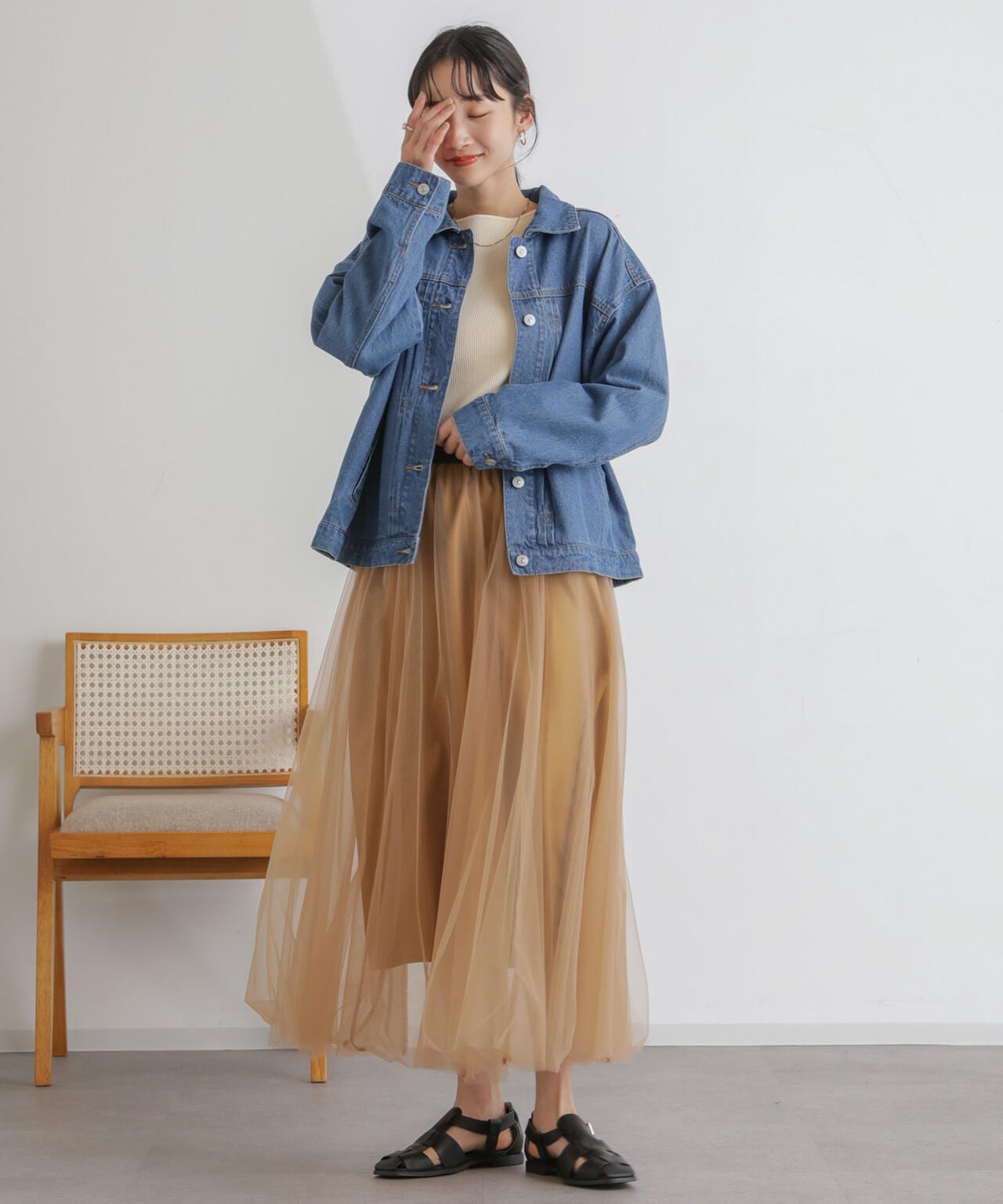 2wayレイヤードチュールスカート 6734130313