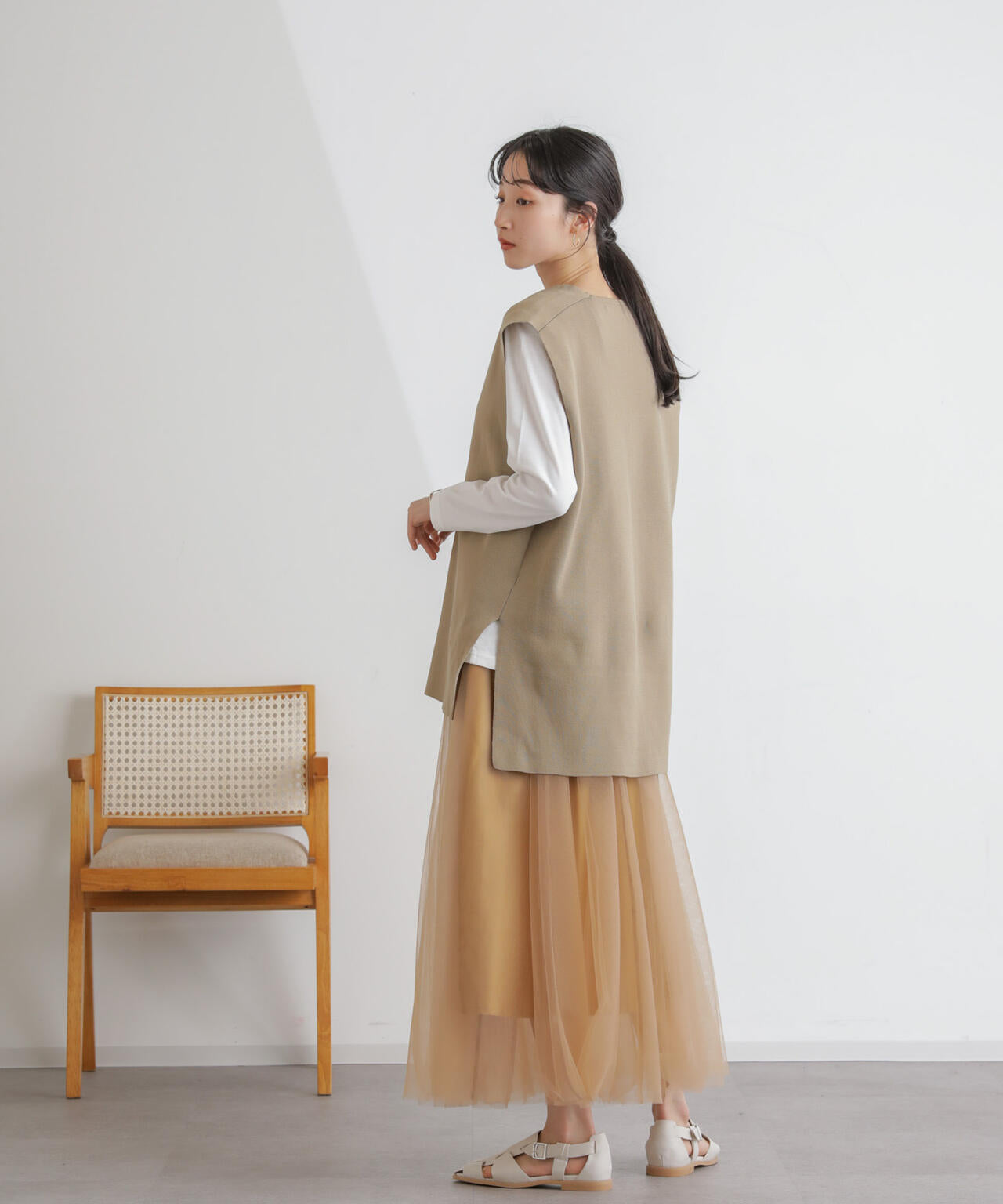 2wayレイヤードチュールスカート 6734130313