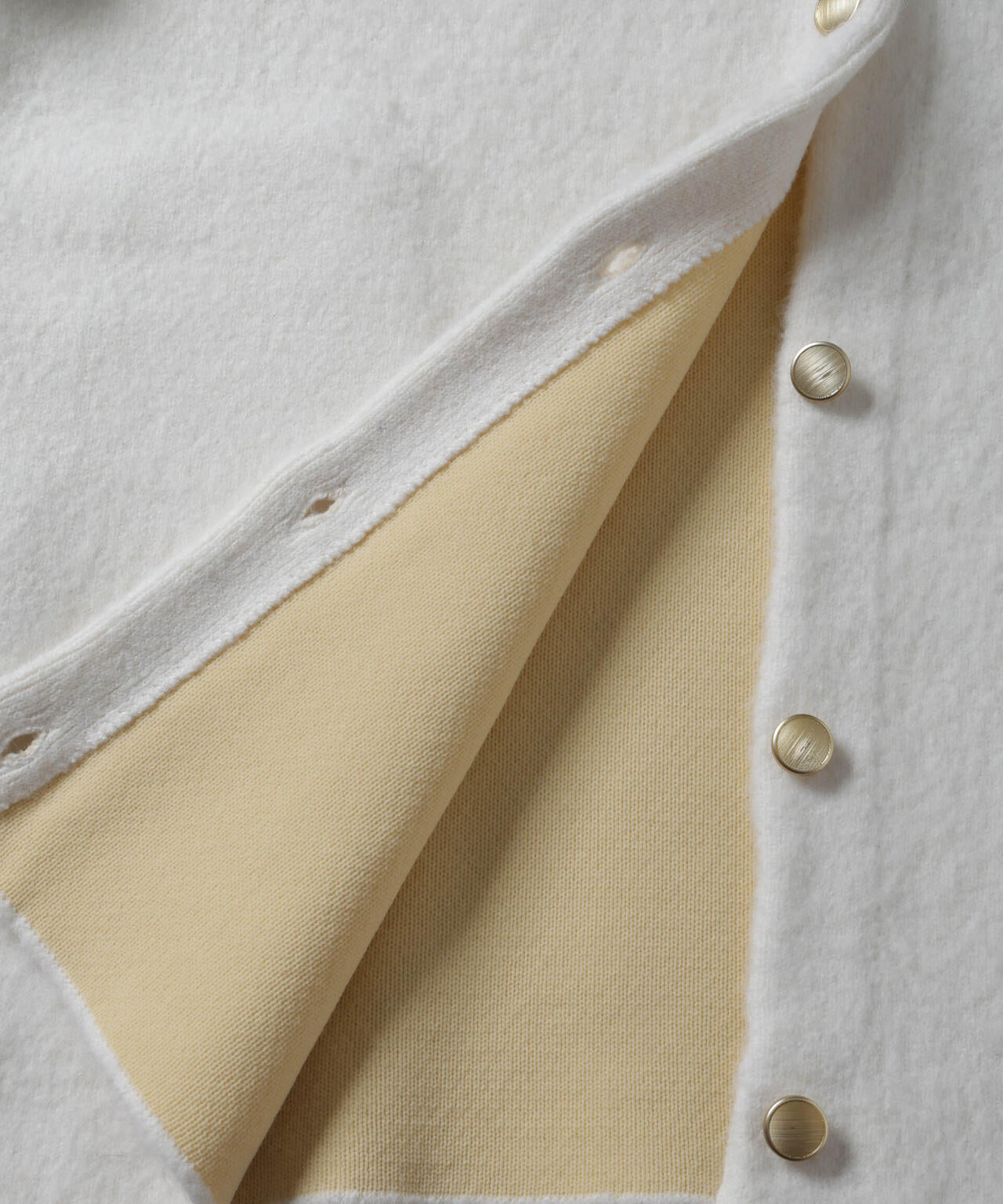 配色起毛ニットジャケット 6734216307