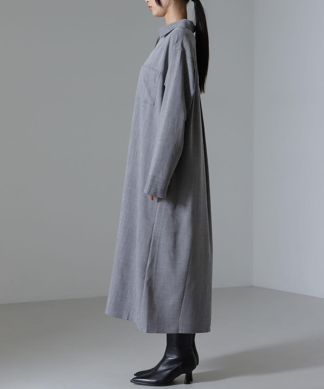 スキッパーロングワンピース(セットアップ可) 6734219317