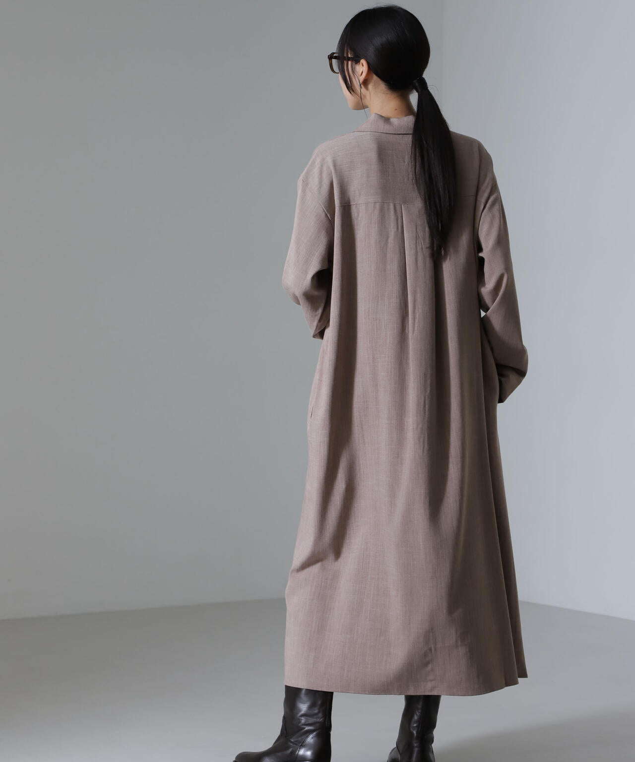 スキッパーロングワンピース(セットアップ可) 6734219317