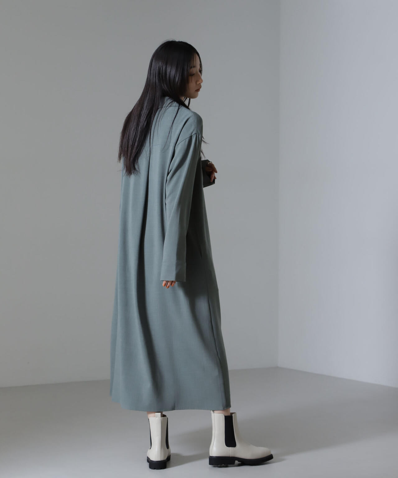 スキッパーロングワンピース(セットアップ可) 6734219317