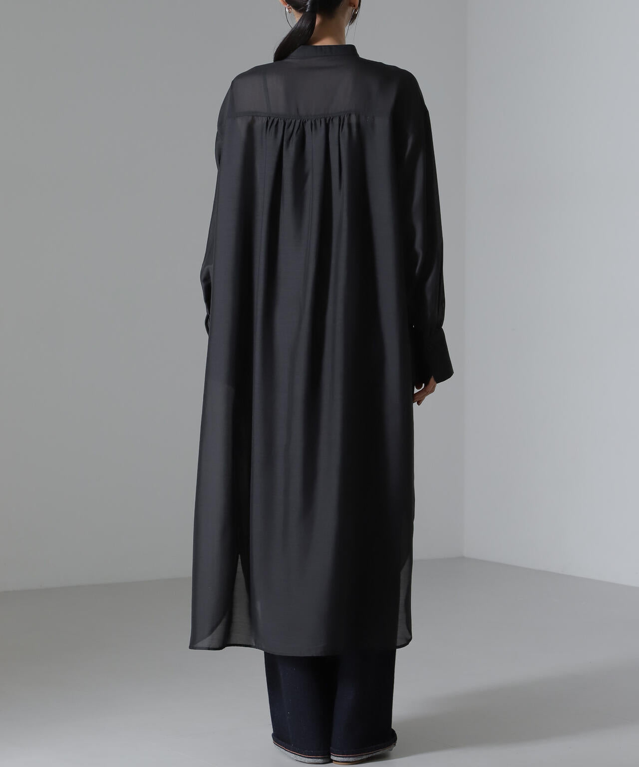 シアーマキシシャツワンピース 6734219318