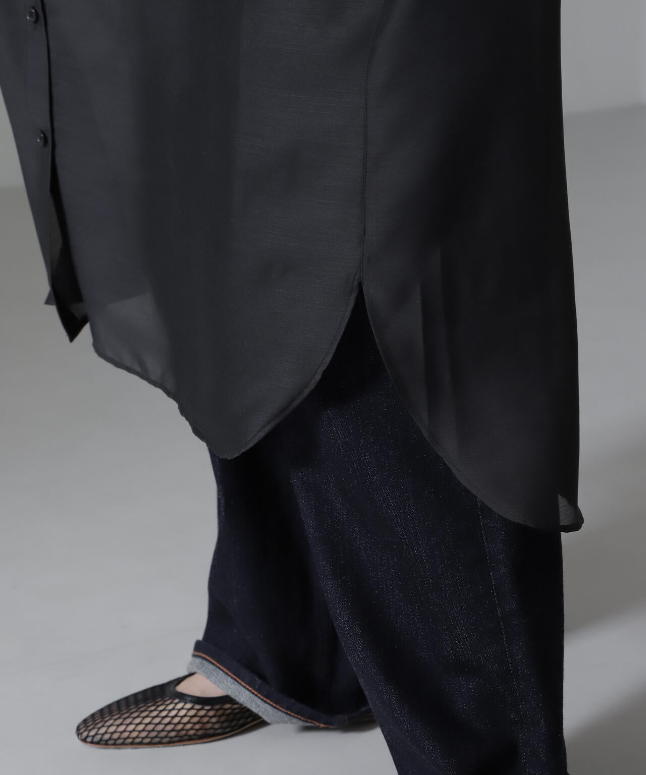 シアーマキシシャツワンピース 6734219318