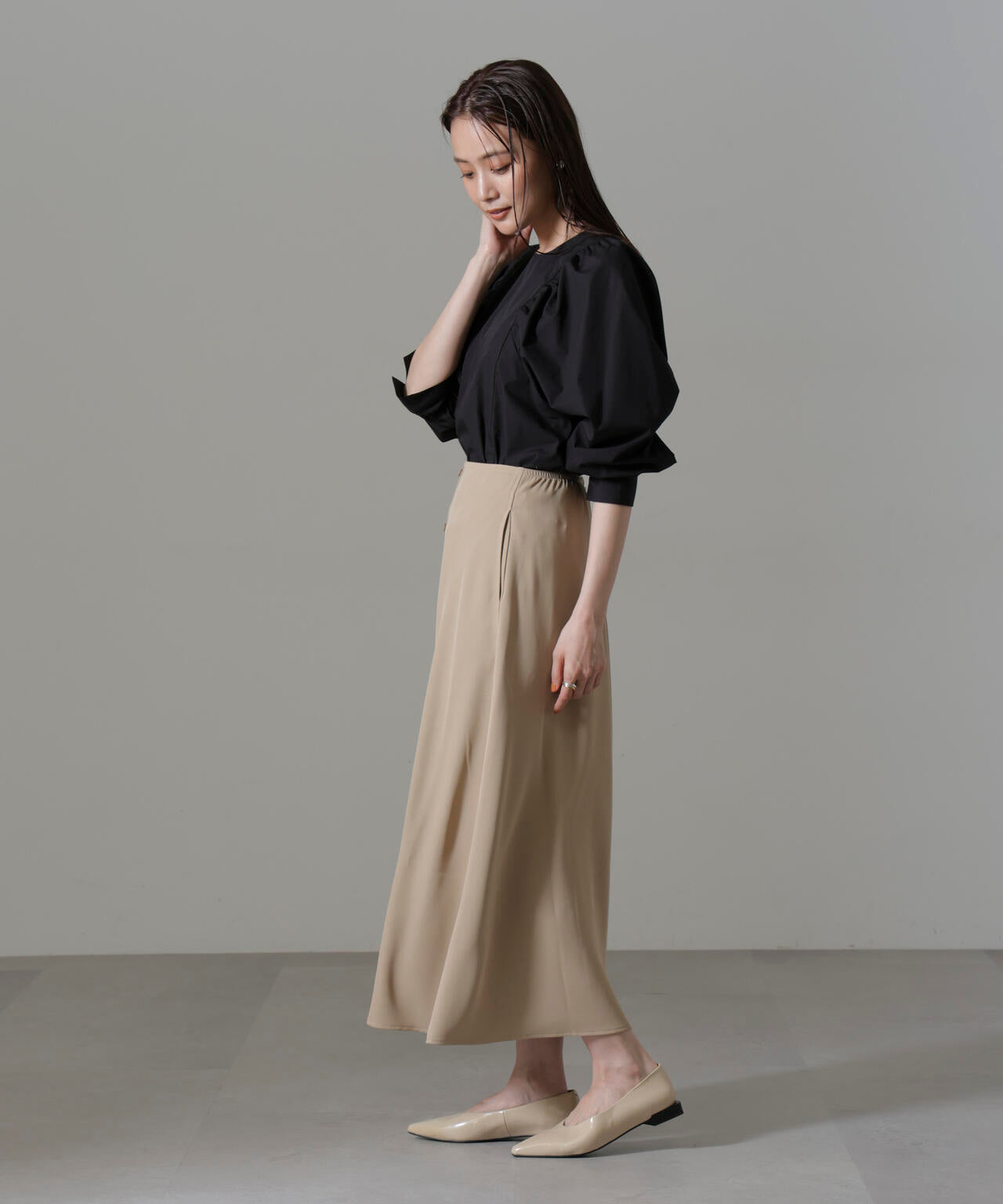 ボリュームスリーブブラウス 6734220300