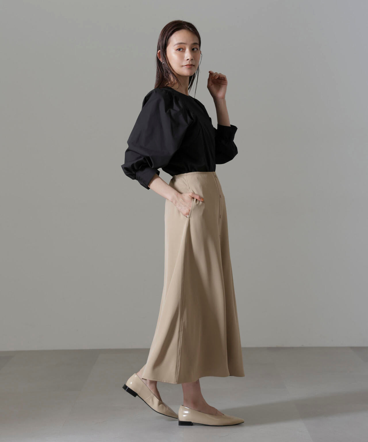 ボリュームスリーブブラウス 6734220300