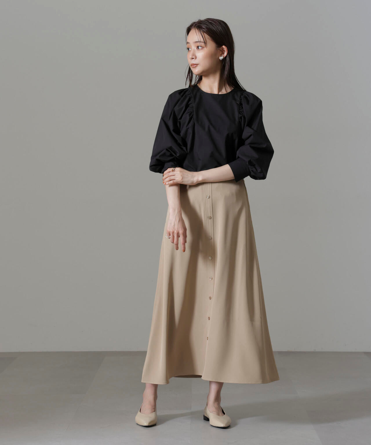 ボリュームスリーブブラウス 6734220300