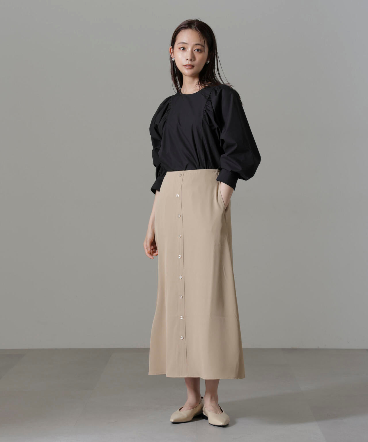 ボリュームスリーブブラウス 6734220300