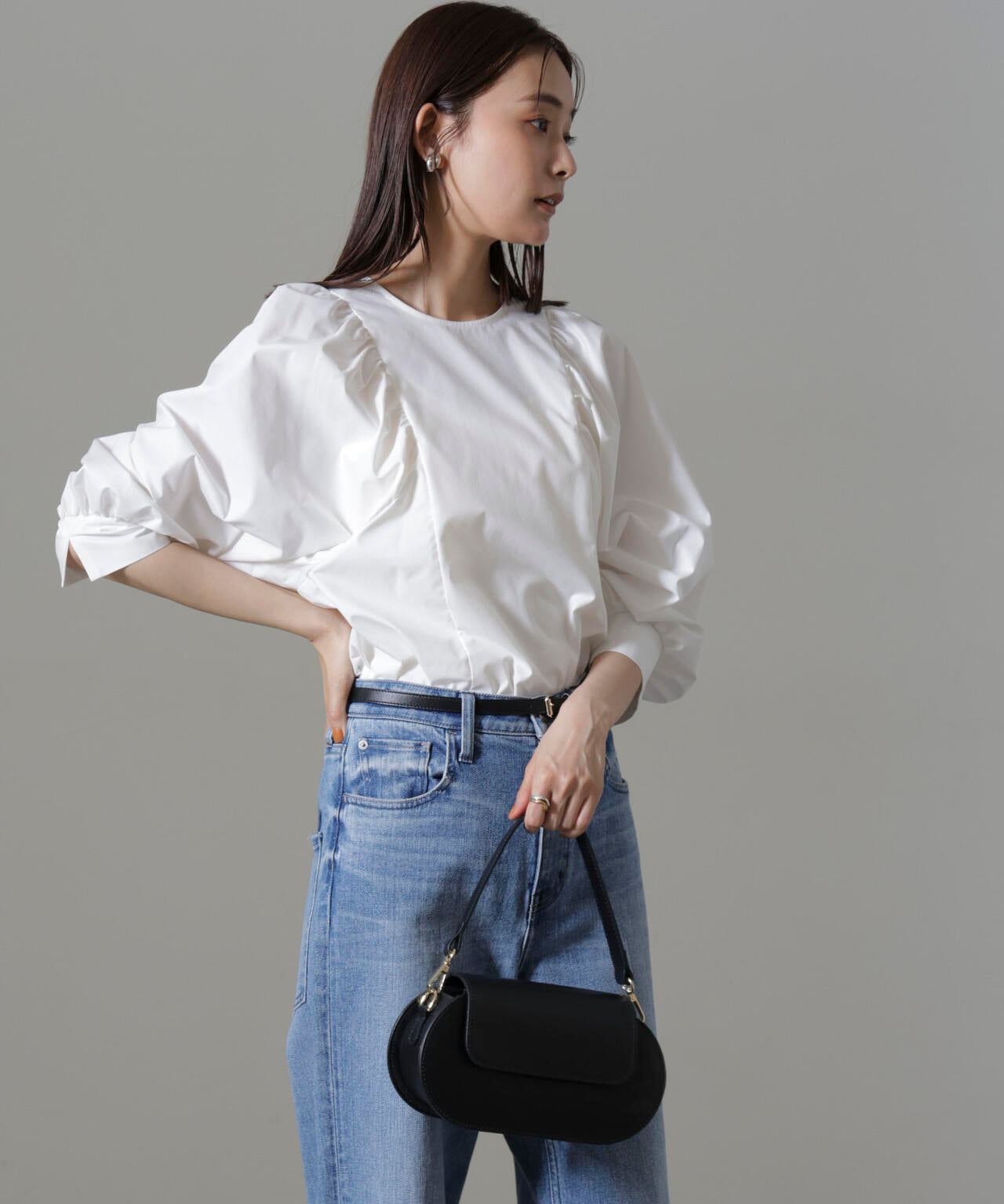 ボリュームスリーブブラウス 6734220300