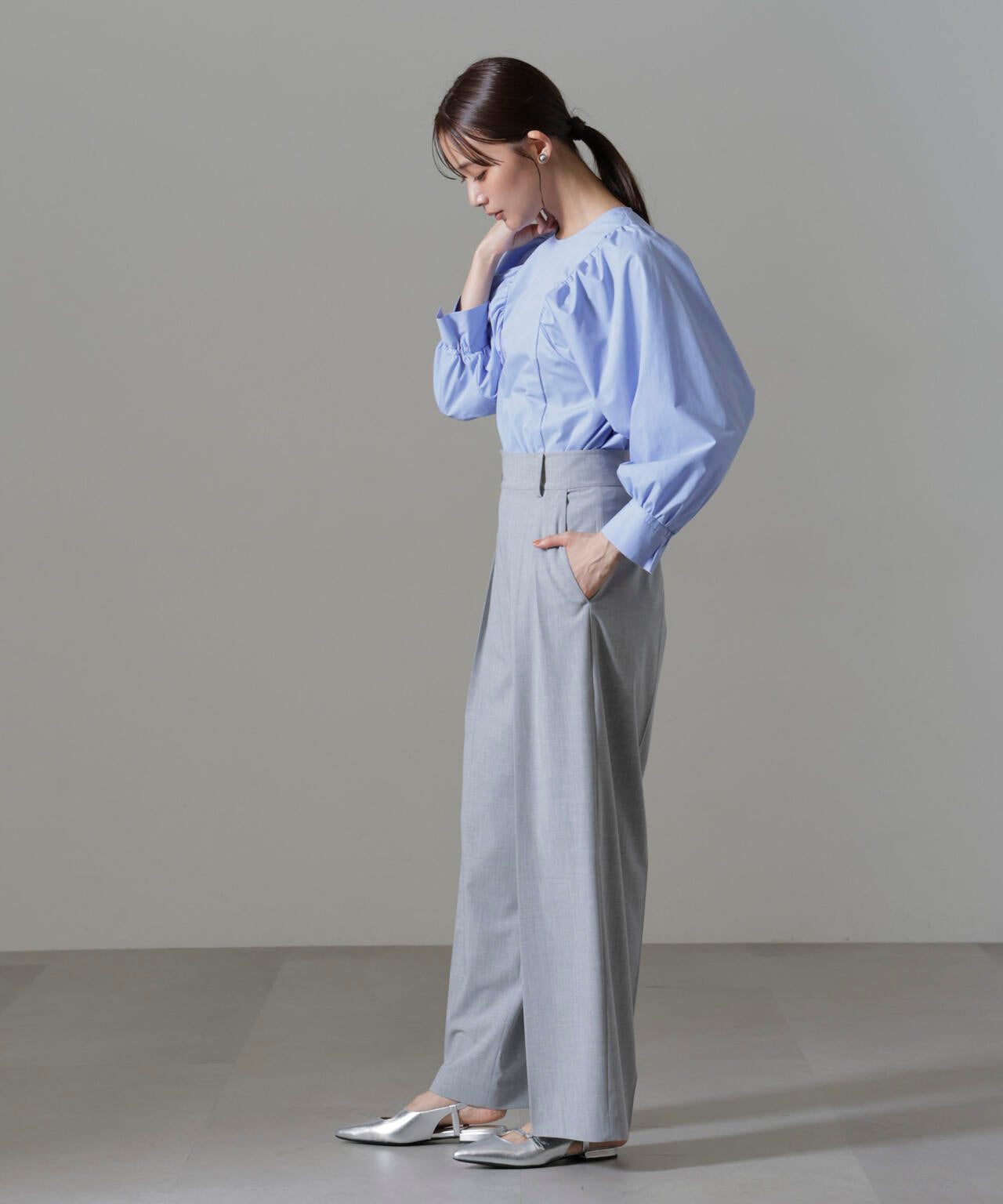 ボリュームスリーブブラウス 6734220300