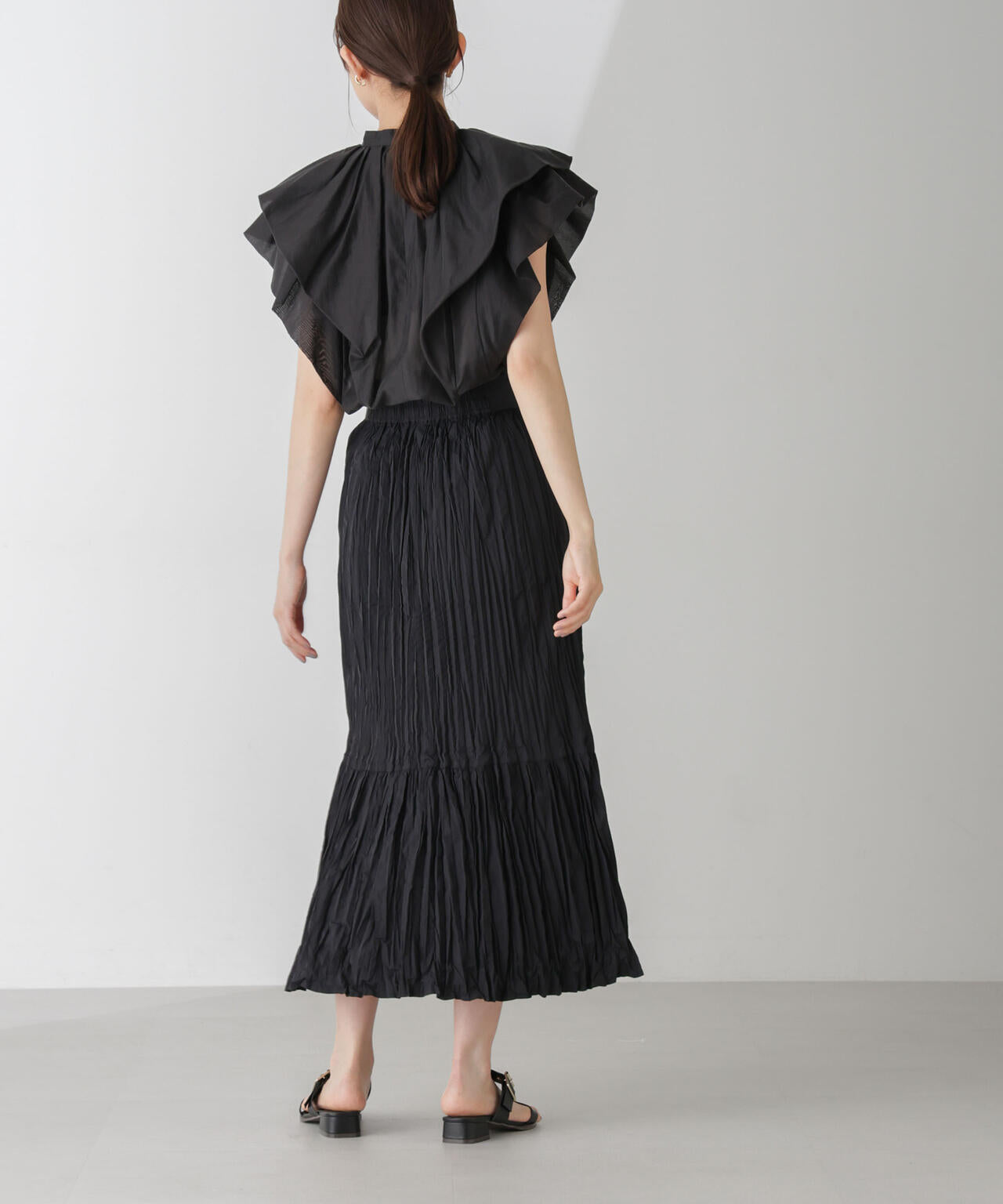シアーフリルブラウス 6734221307