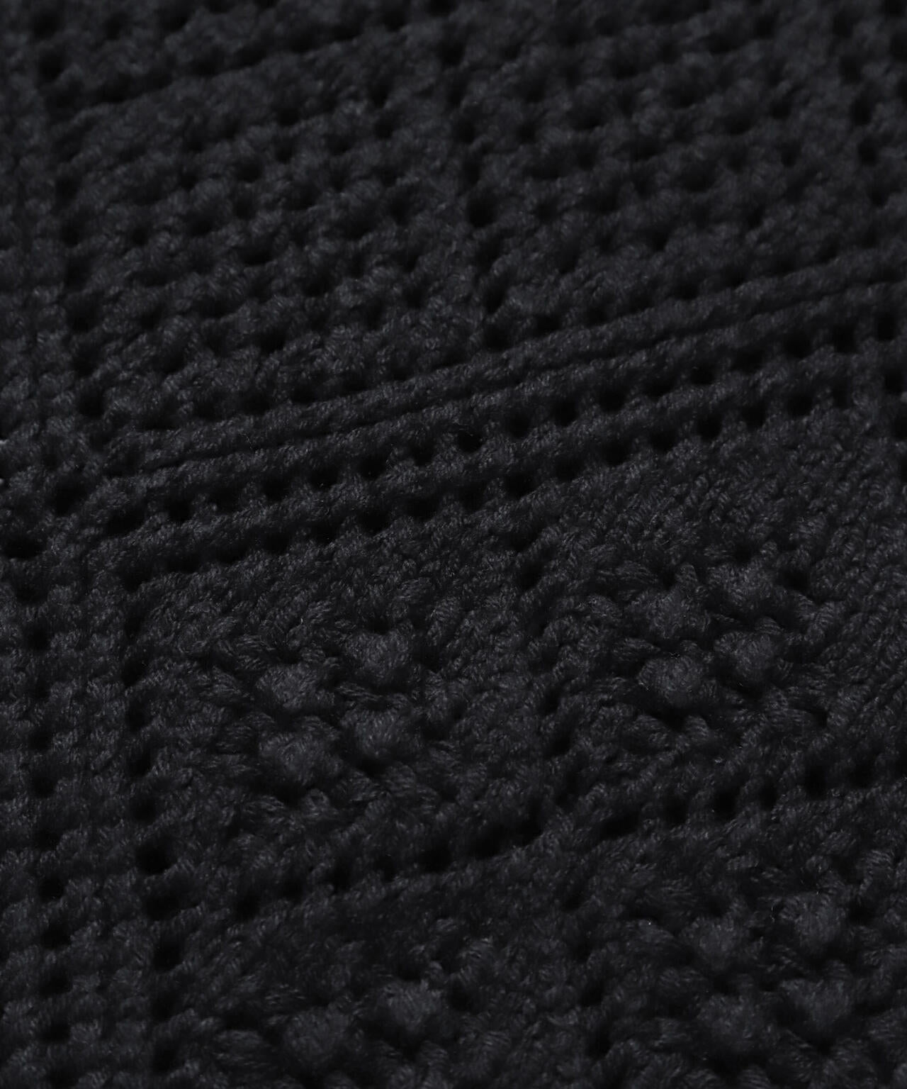 クロシェ風ニットカーディガン 6734222302