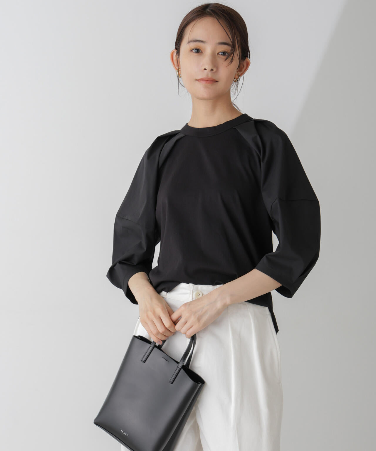 布帛タックスリーブカットプルオーバー 6734223301