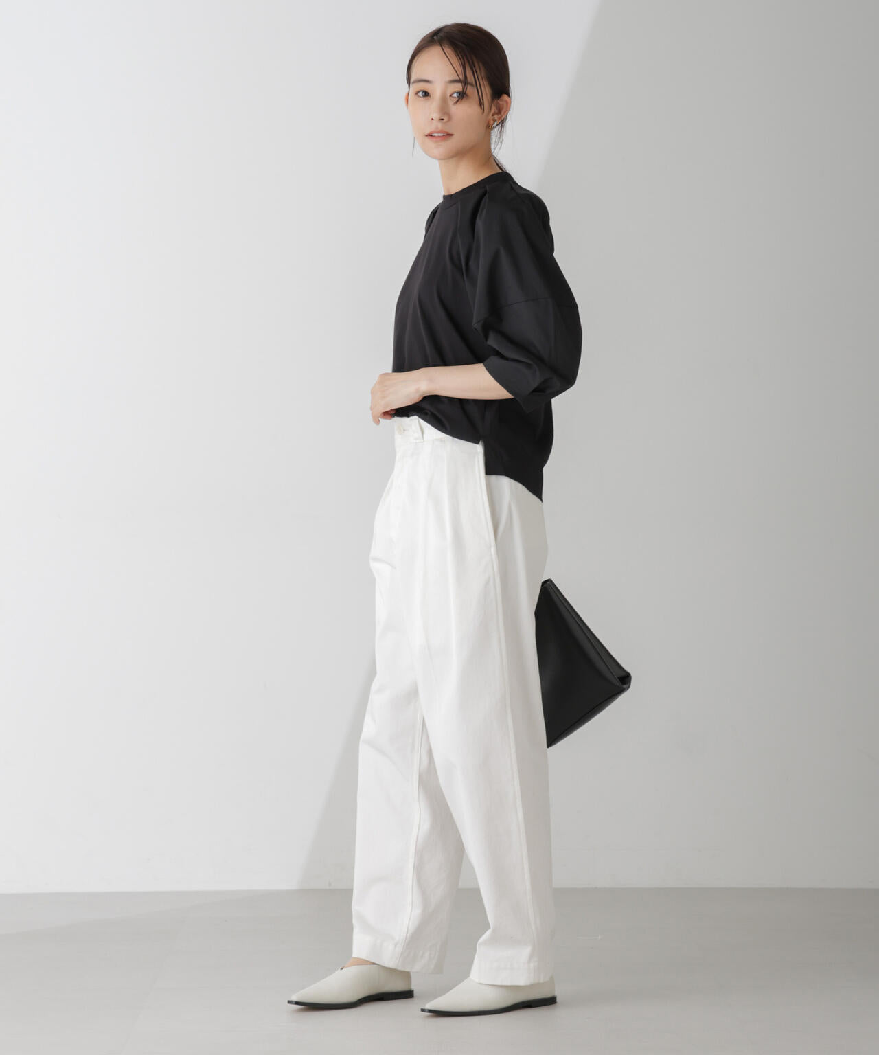 布帛タックスリーブカットプルオーバー 6734223301