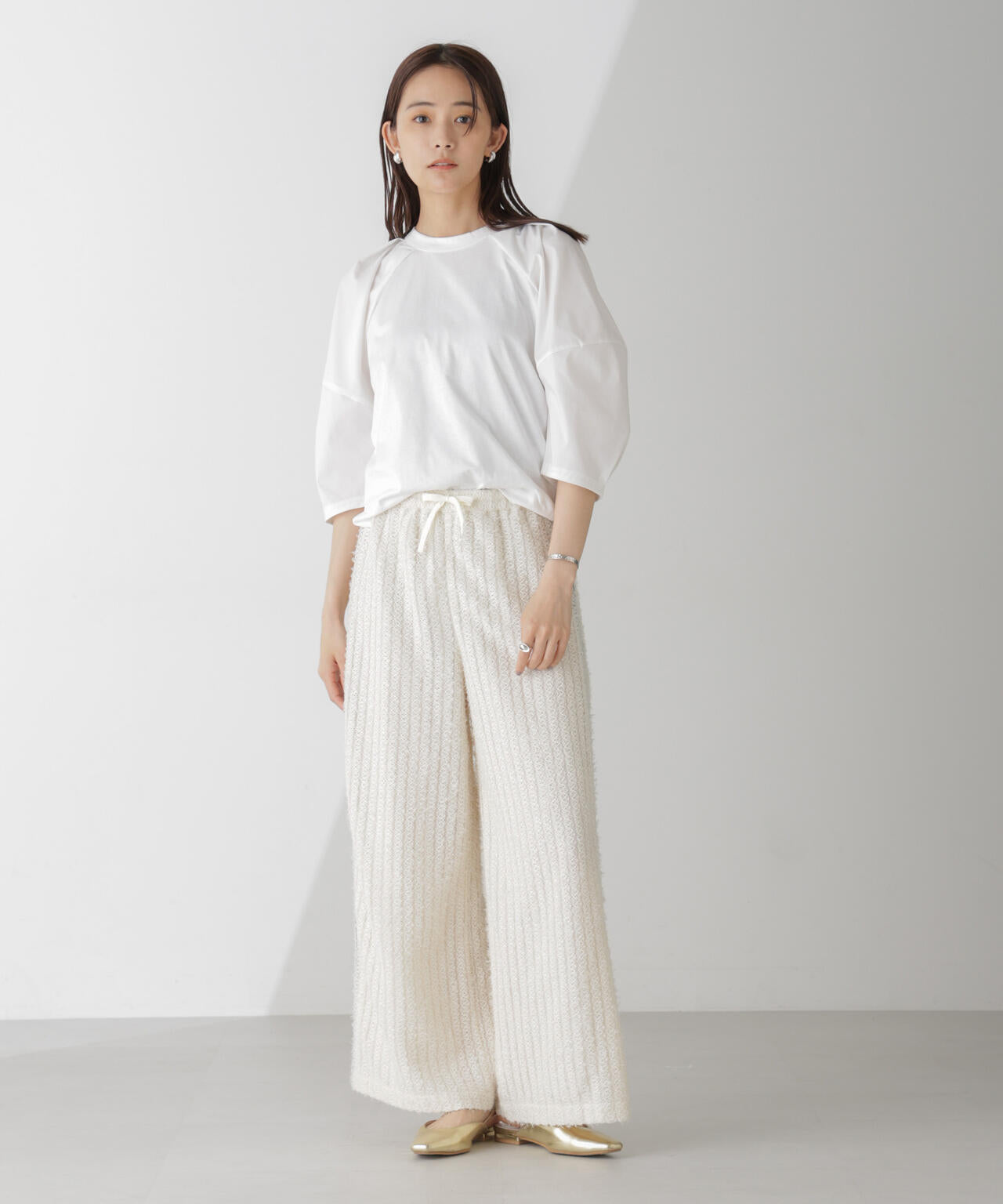 布帛タックスリーブカットプルオーバー 6734223301