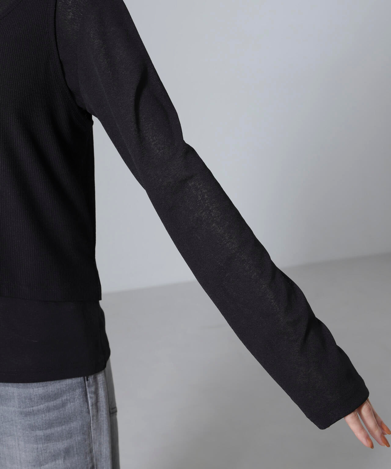 シアーレイヤードアンサンブルカットトップス 6734223304