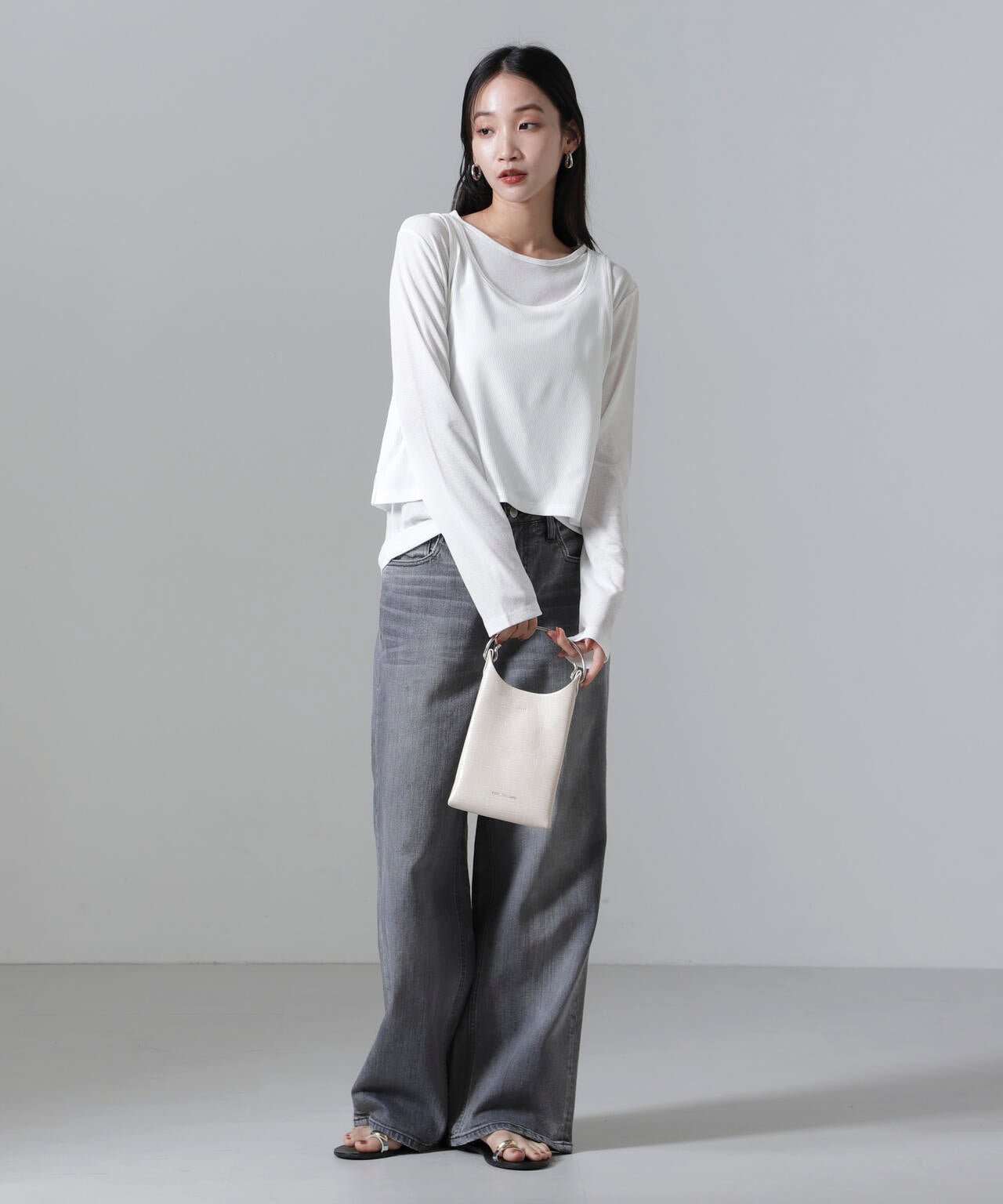 シアーレイヤードアンサンブルカットトップス 6734223304