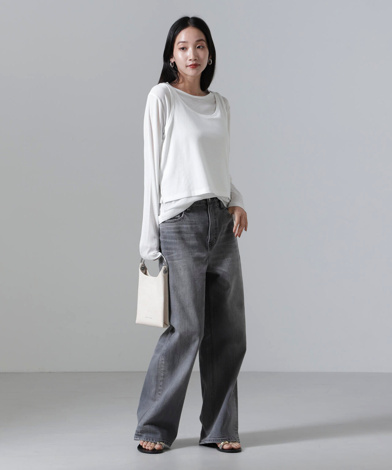 シアーレイヤードアンサンブルカットトップス 6734223304