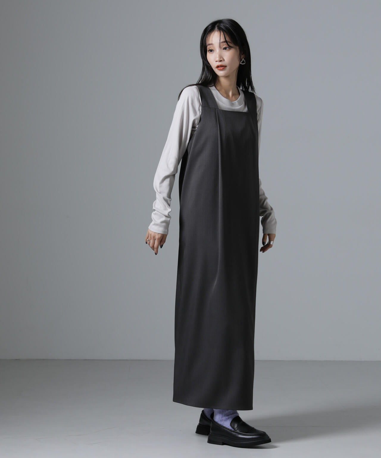 ジンジャー吸湿発熱抗菌防臭クルーネックカットソー 6734223321