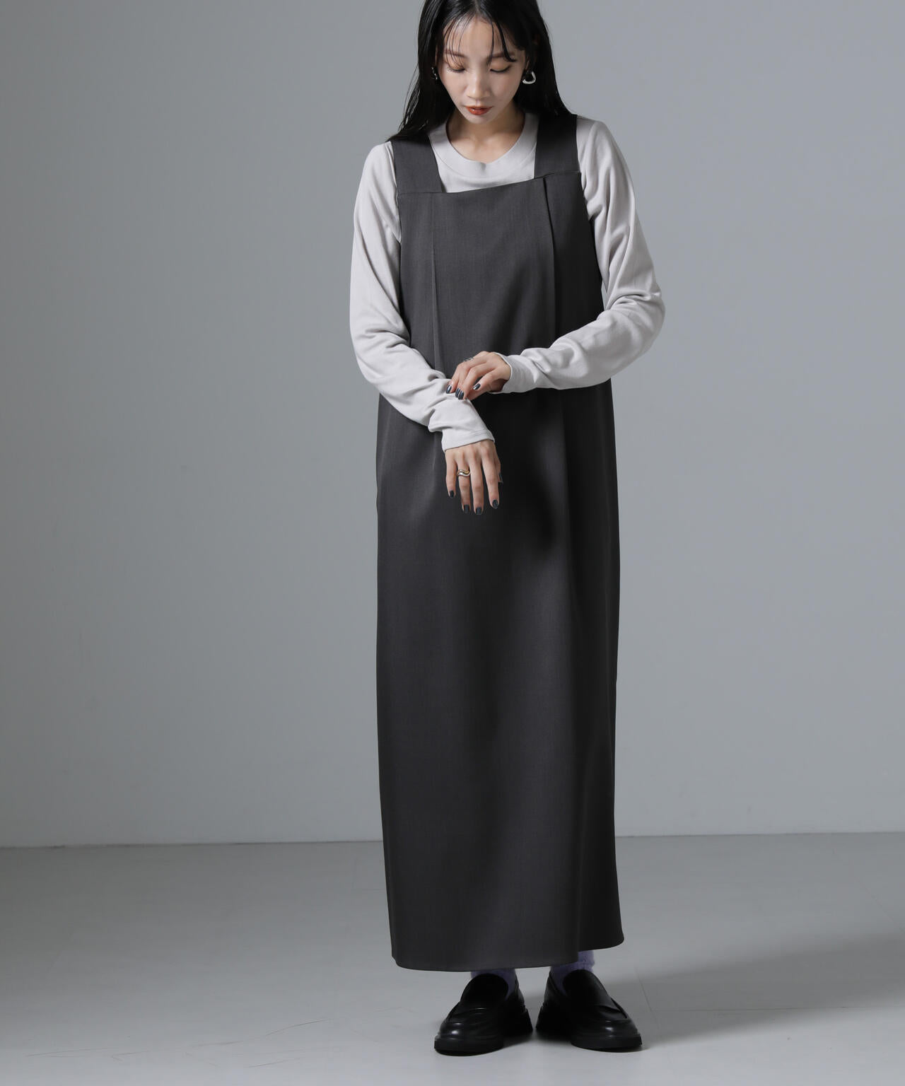 ジンジャー吸湿発熱抗菌防臭クルーネックカットソー 6734223321