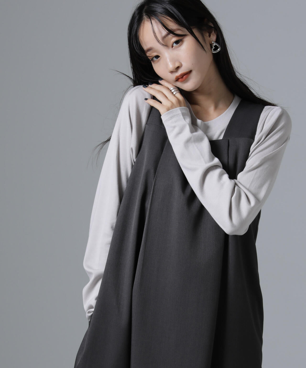 ジンジャー吸湿発熱抗菌防臭クルーネックカットソー 6734223321