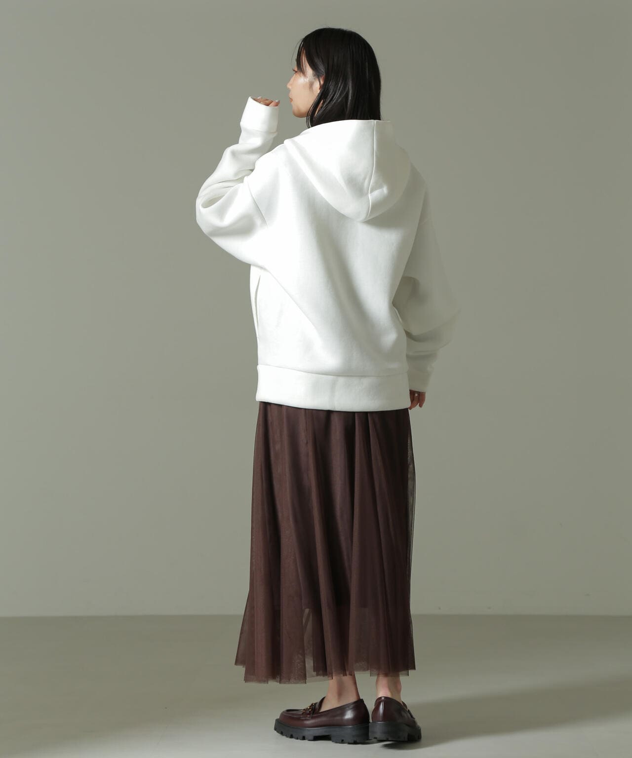 WEB限定/テックダンボールダブルジップBIGパーカ男女兼用 6734223329