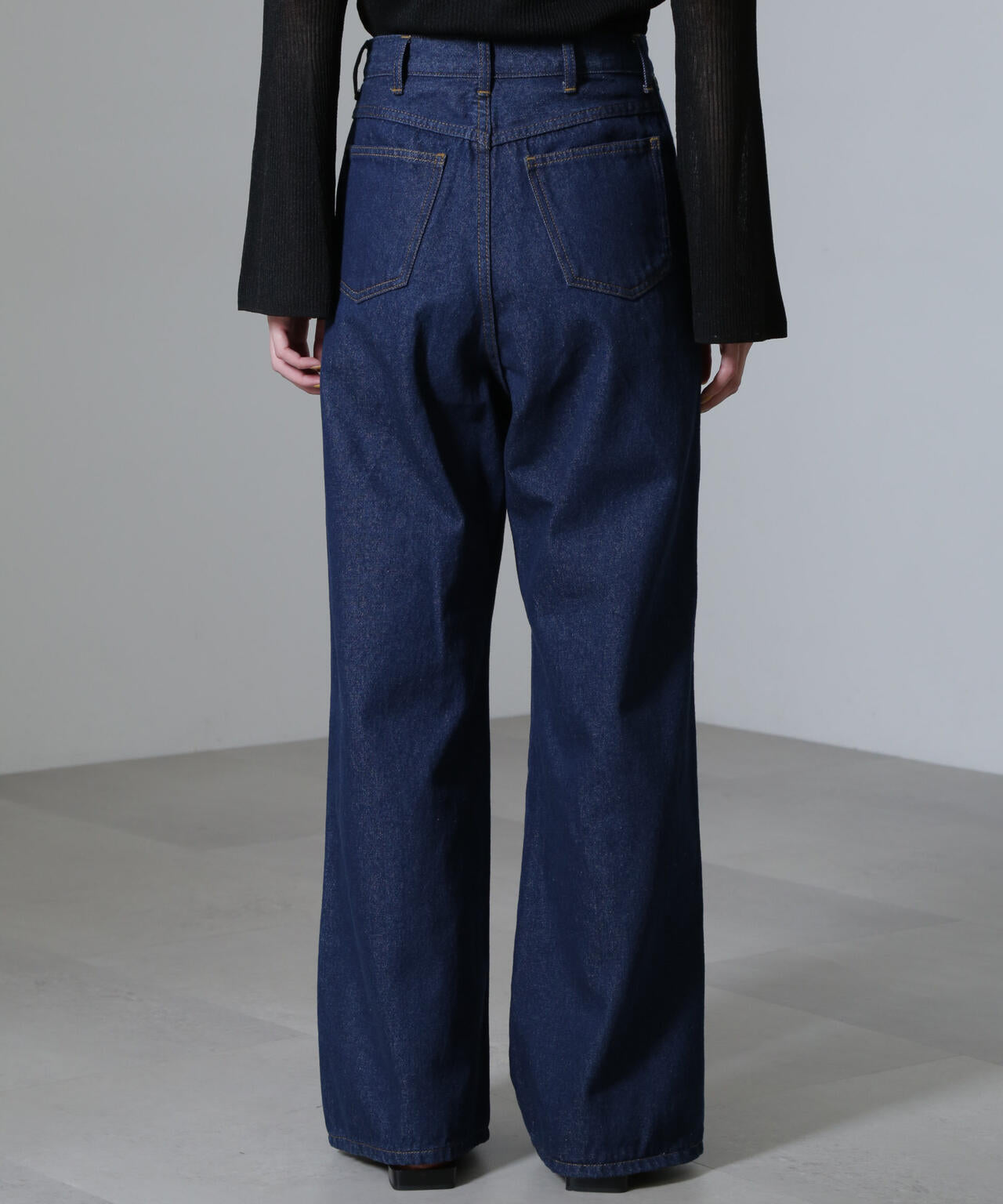 ハイウエストワイドデニムパンツ 6734227307
