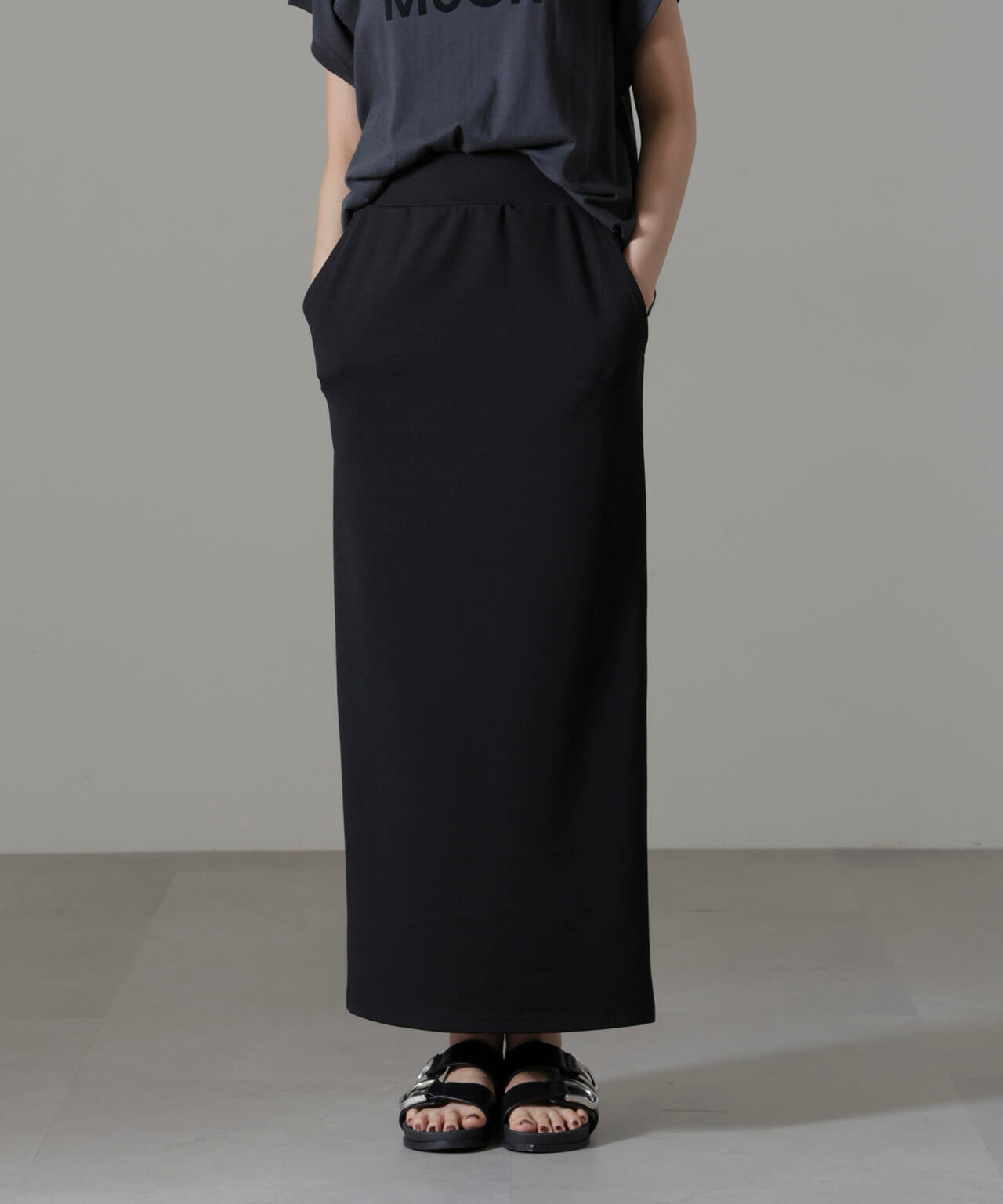 ポンチカットIラインマキシスカート 6734230309