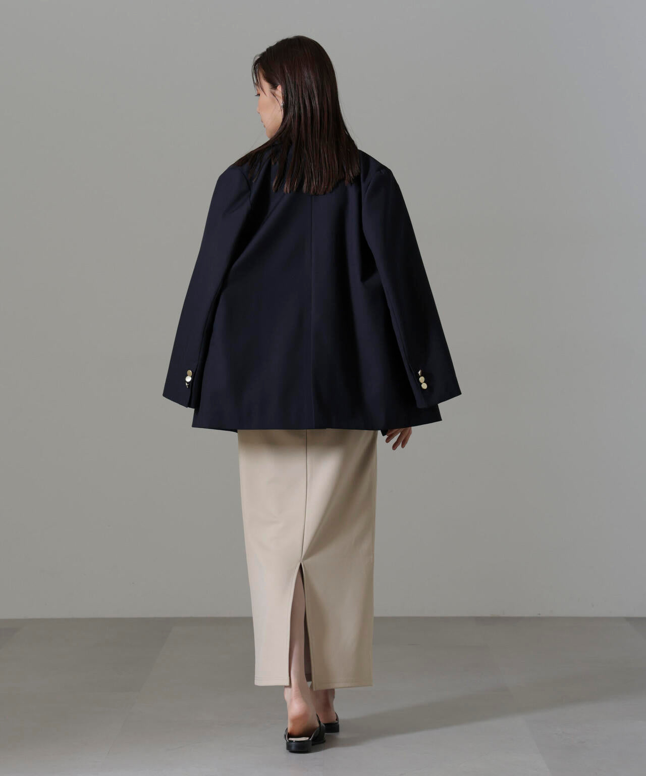 ポンチカットIラインマキシスカート 6734230309