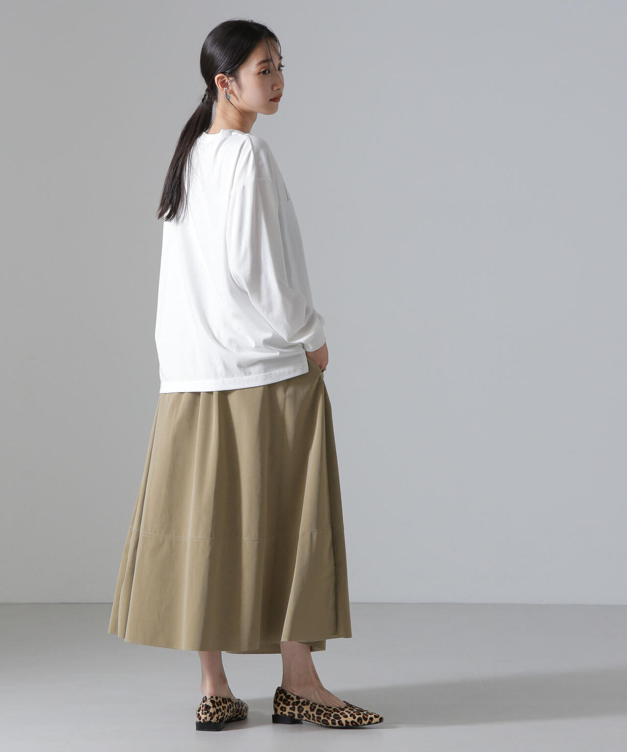 ピーチフェイクレザーボリュームスカート(セットアップ可) 6734230310