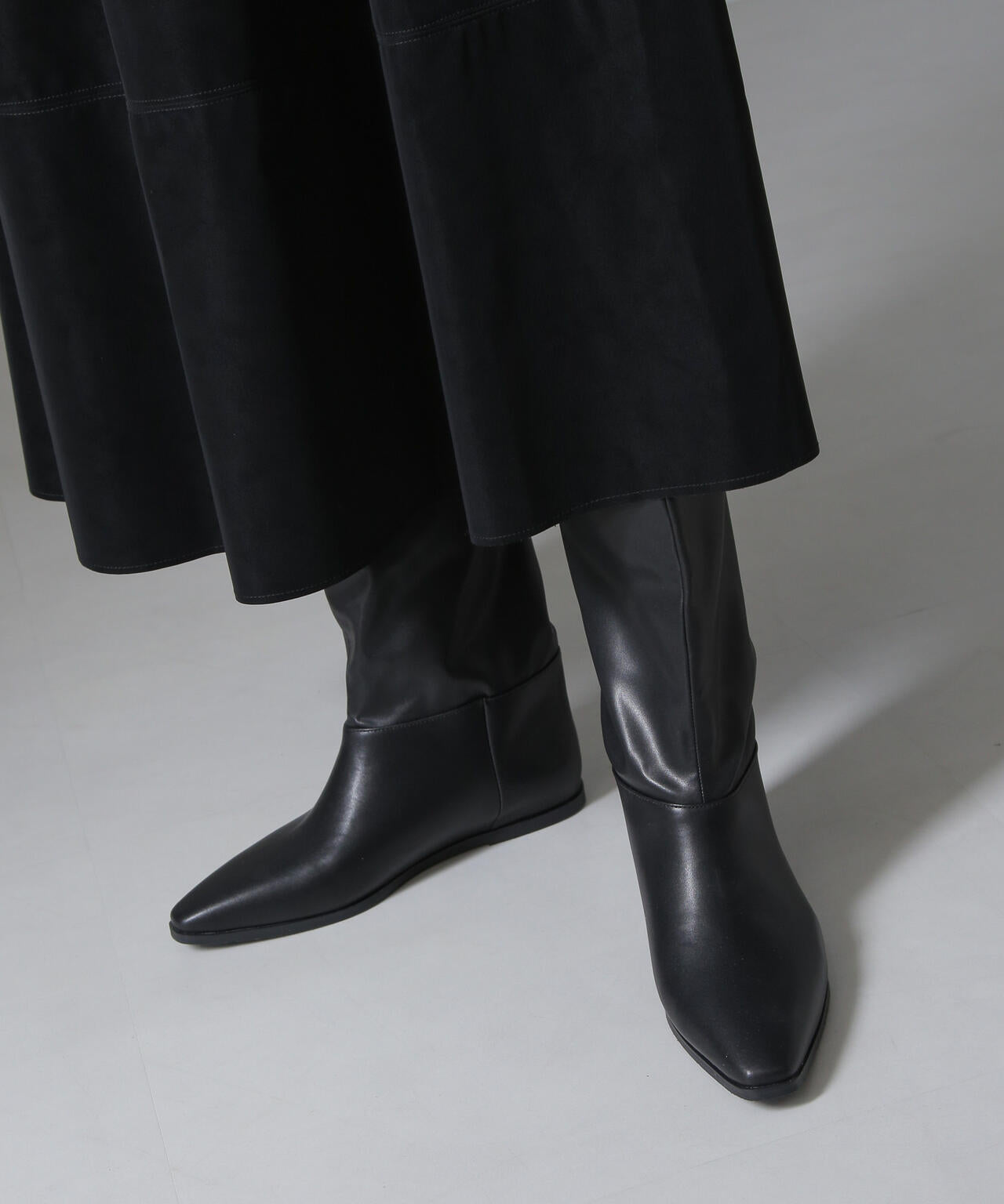 ルーズシルエットロングブーツ 6734236304