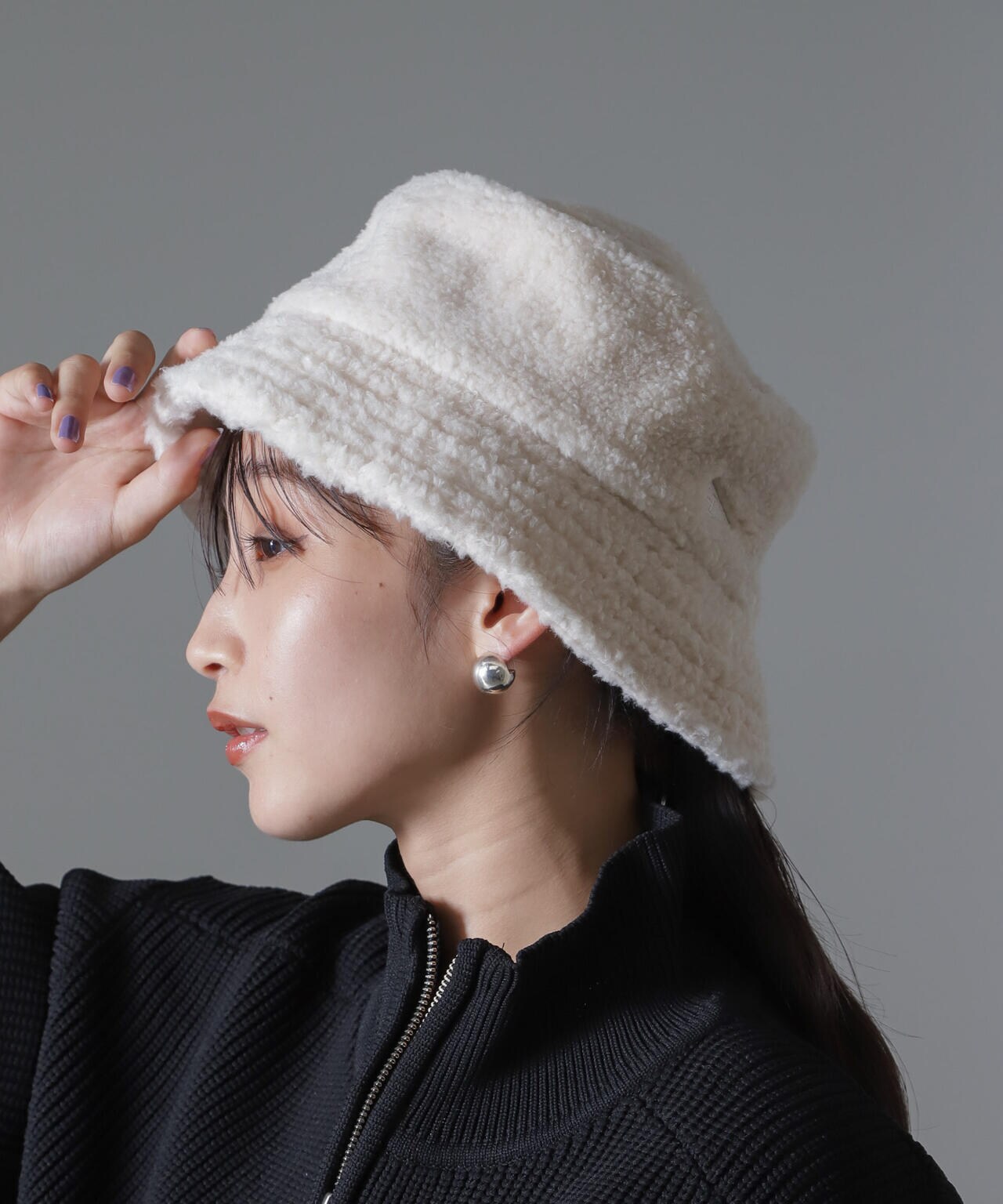 Healthknit / 別注 ボア バケット ハット