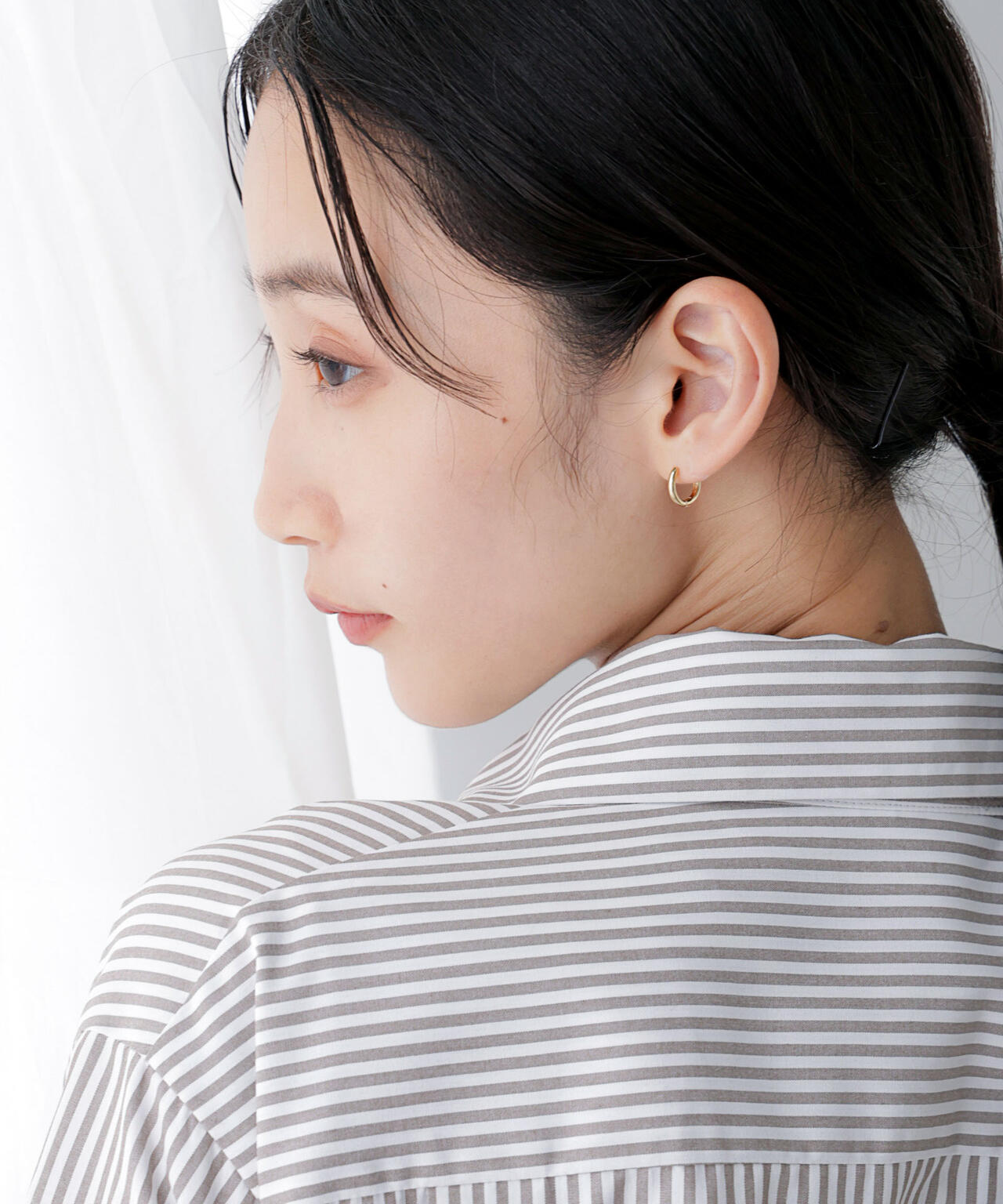 フープシンプルピアス 6734245300