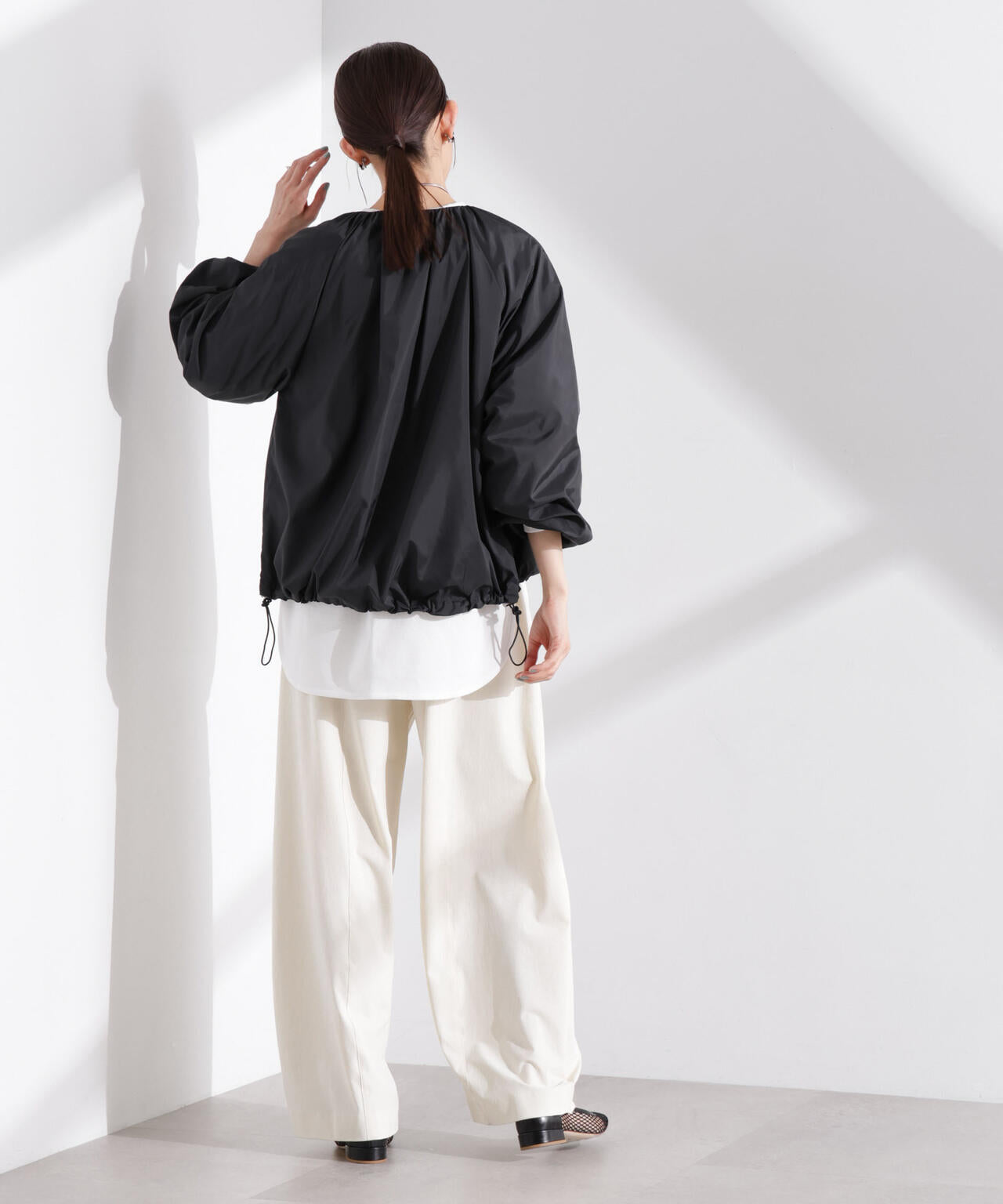 ソフトギャザージップブルゾン 6735112303