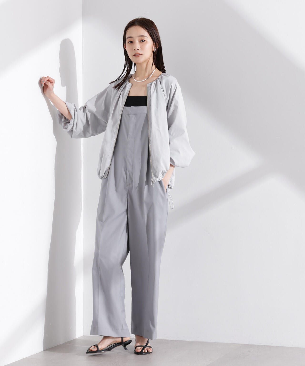 ソフトギャザージップブルゾン 6735112303