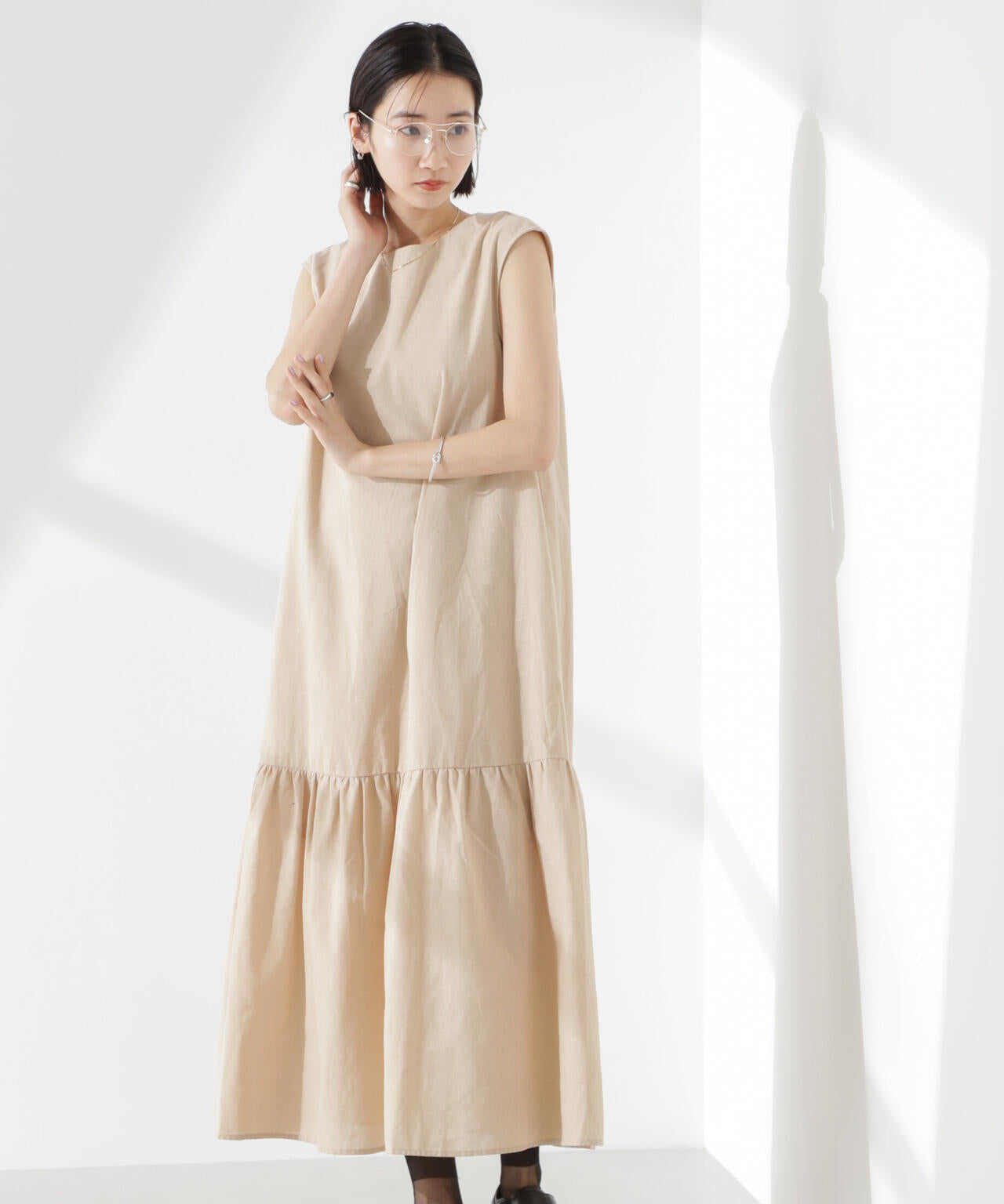 綿麻COOLMAXワンピース 6735119304