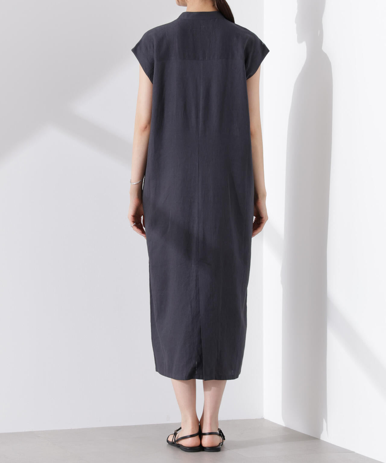 Anti Smell Linen フレンチスリーブワンピース 6735119314