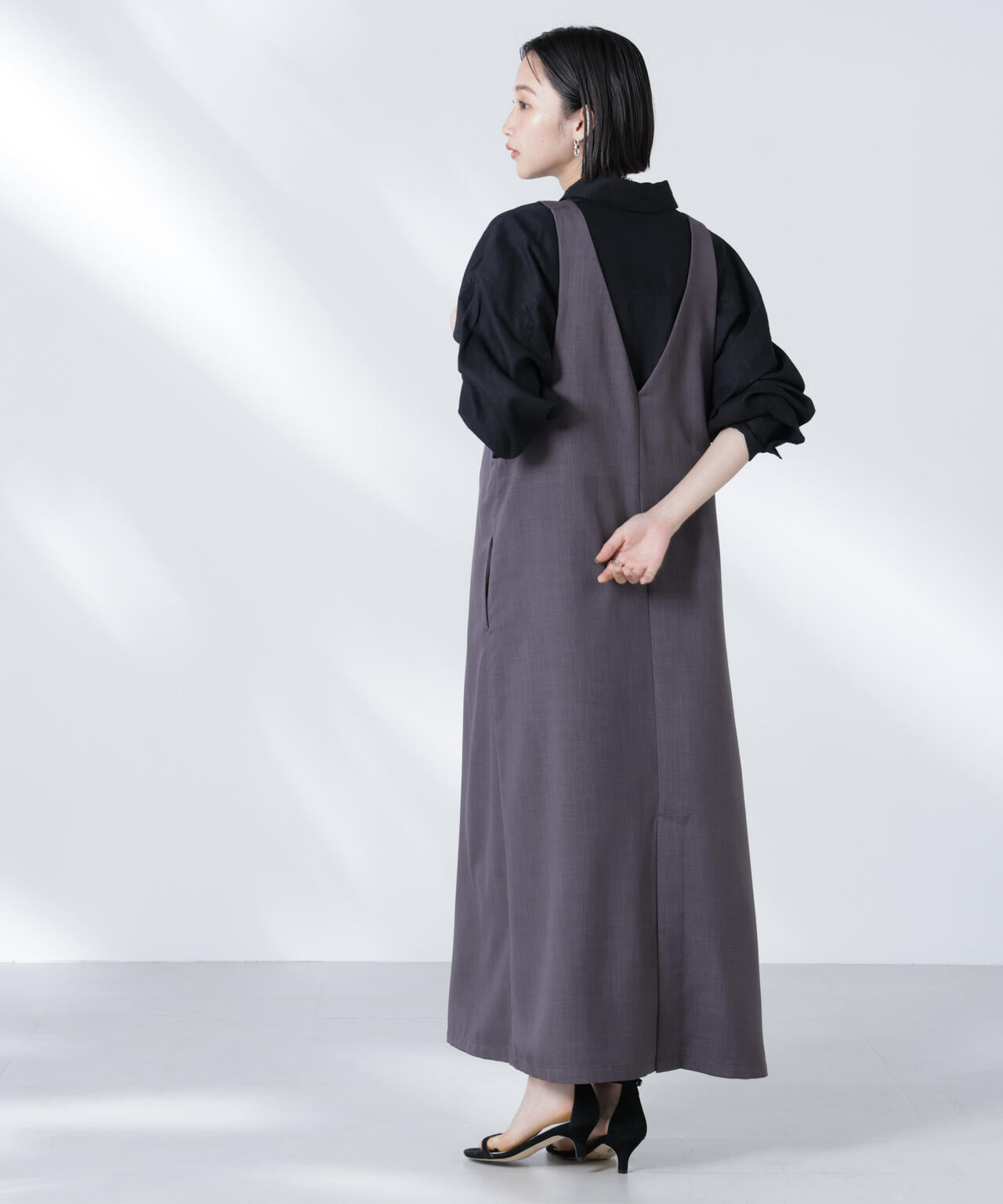 前後2wayサロペットワンピース 6735119330