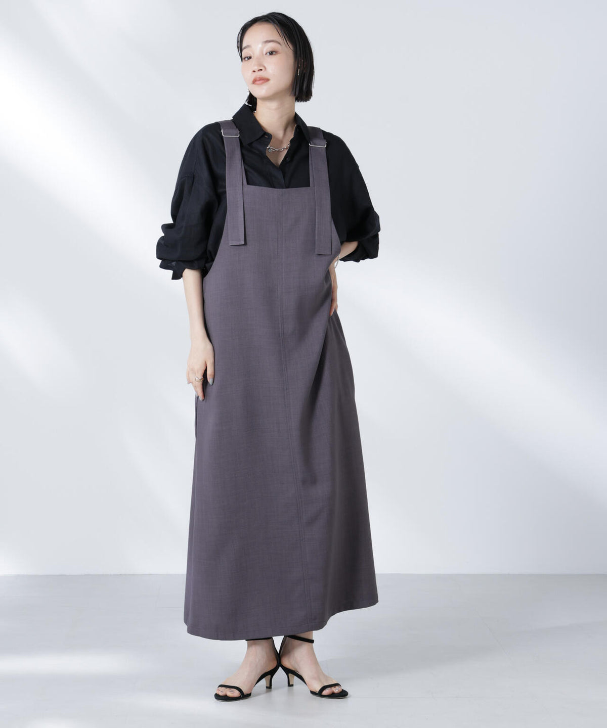 前後2wayサロペットワンピース 6735119330