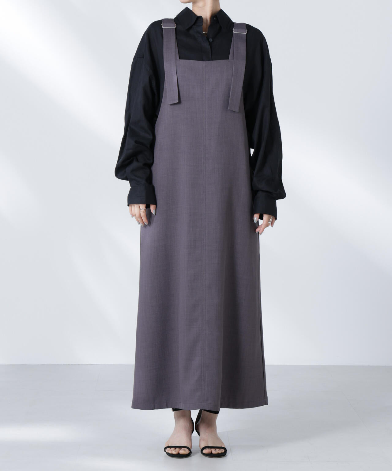 前後2wayサロペットワンピース 6735119330