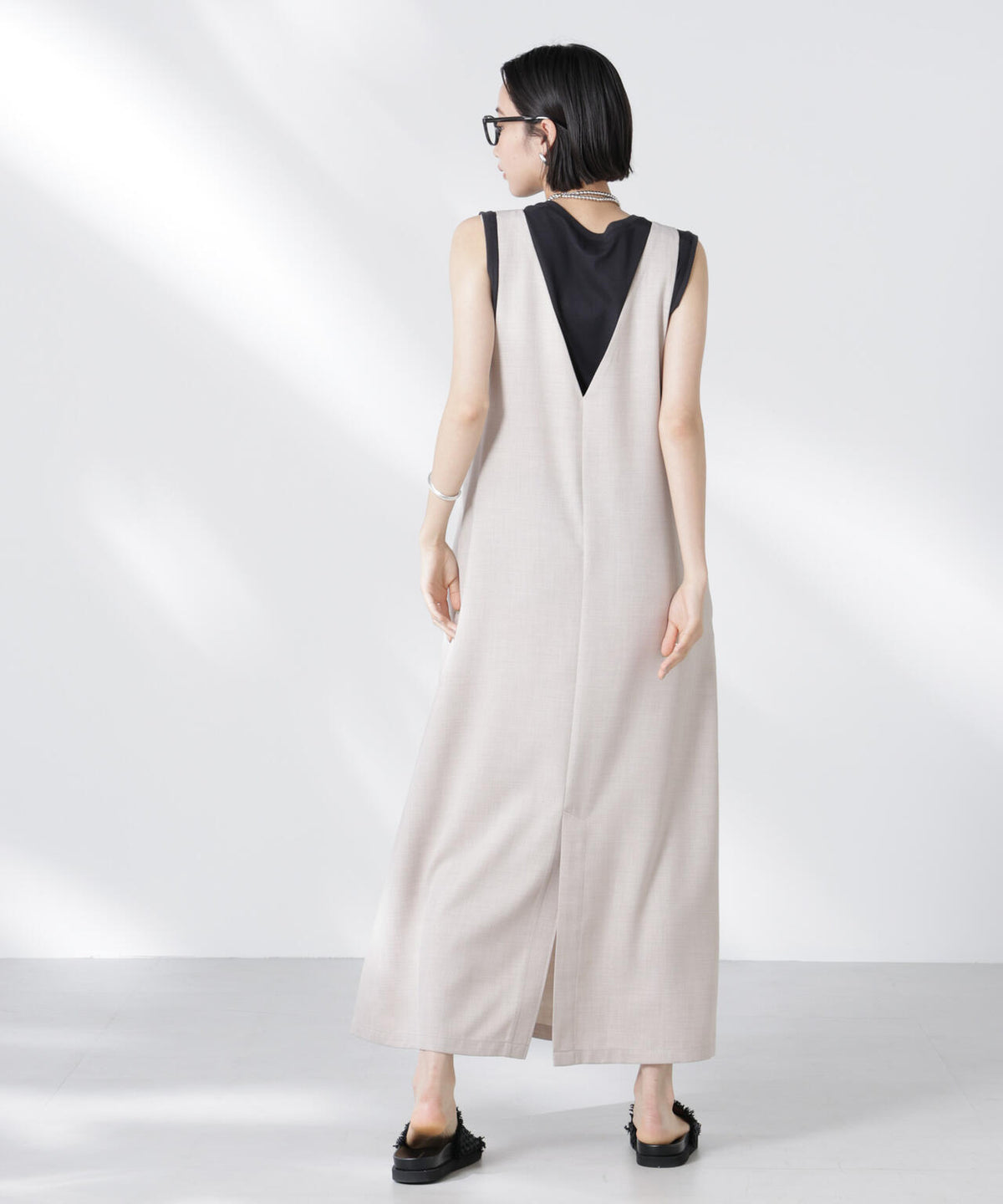 前後2wayサロペットワンピース 6735119330