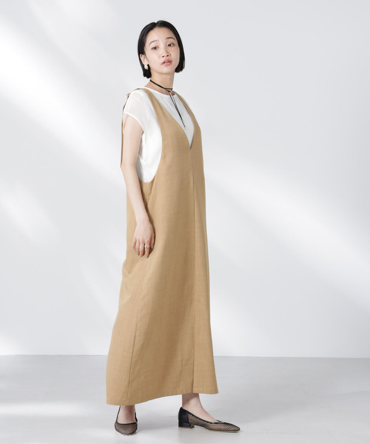 前後2wayサロペットワンピース 6735119330