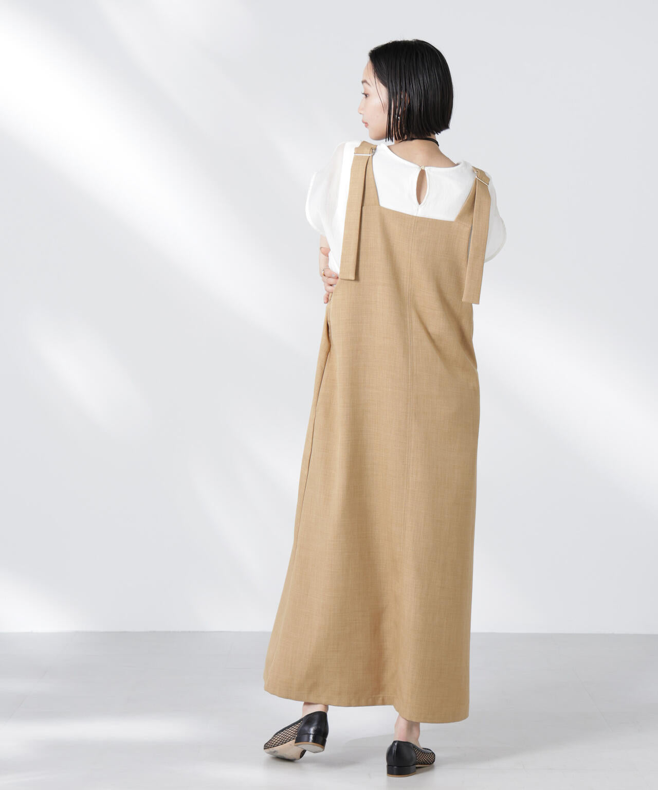 前後2wayサロペットワンピース 6735119330
