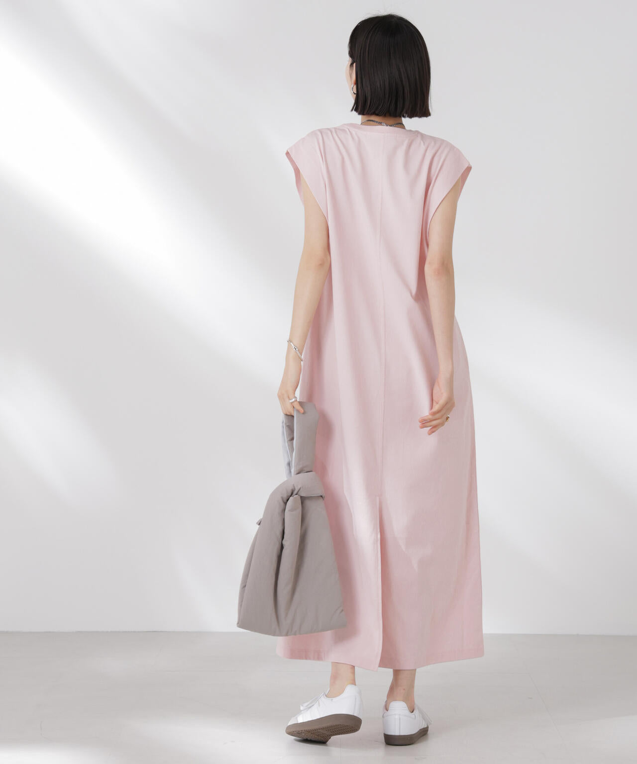 STORATECH 機能素材タックスリーブカットワンピース 6735119331