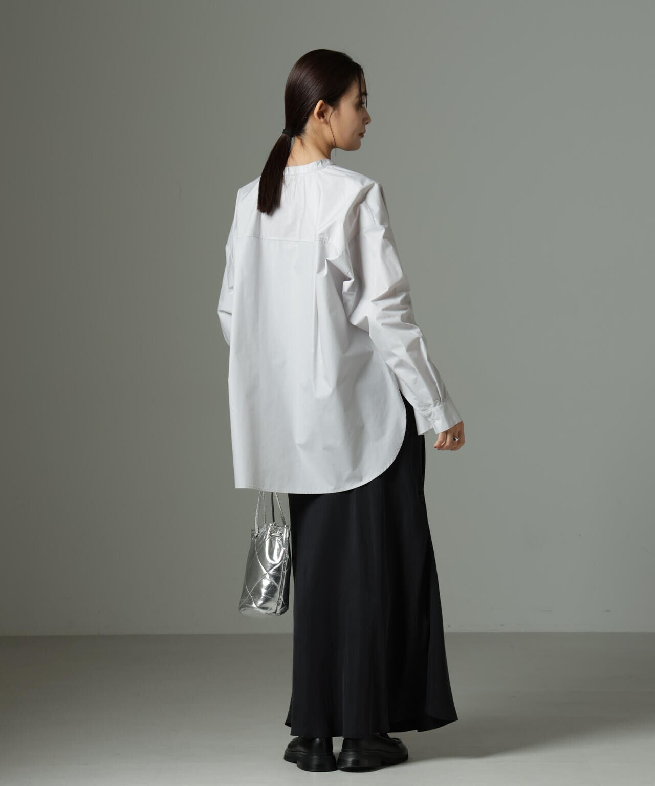 スタンドカラーシャツ 6735120302