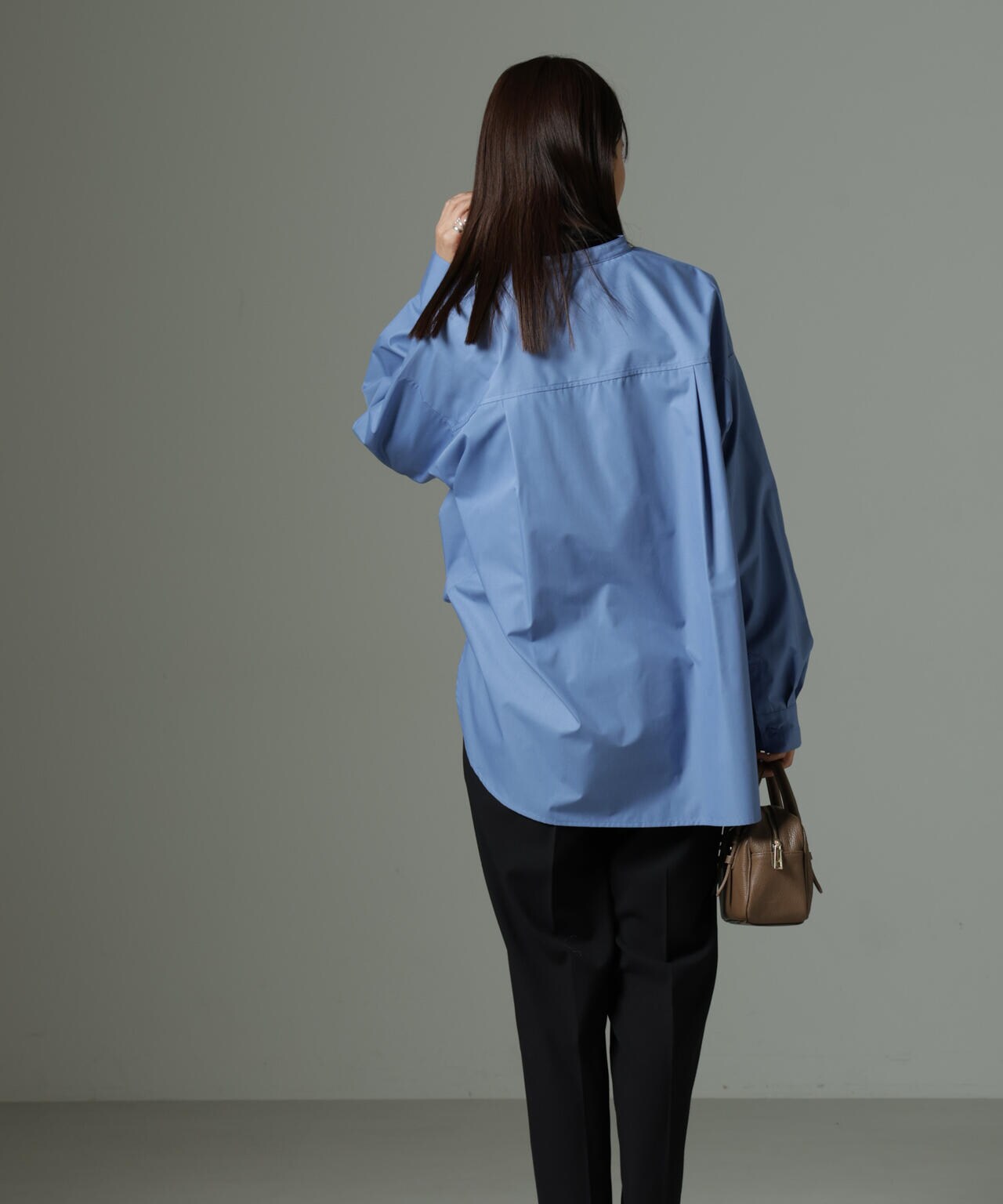 スタンドカラーシャツ 6735120302