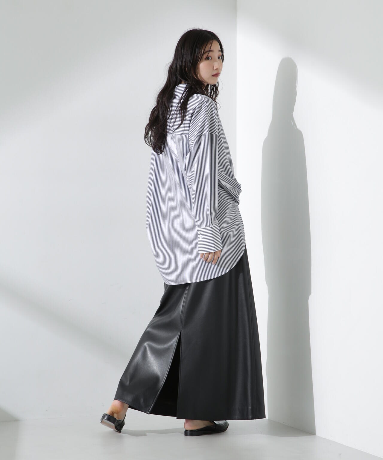 ブロードワイドシルエットシャツ 6735120305